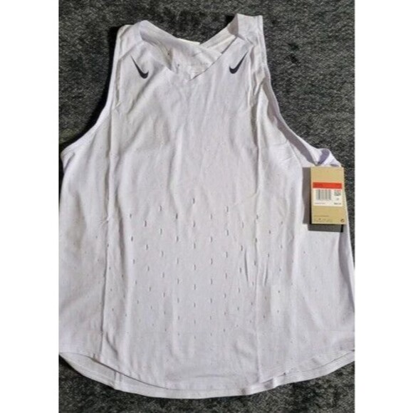 Nike AeroSwift Dri-FIT ADV Running racing Singlet Blue Women XS FN2504 085 - Picture 6 of 8